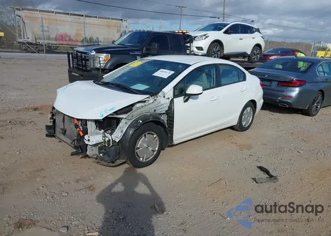 2012 Honda Civic Hf из США, поврежденный, VIN 2HGFB2F67CH550308